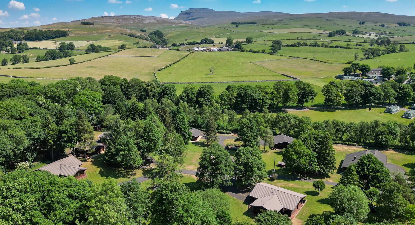 Pinecroft Lodges are set in 5 acres of countryside