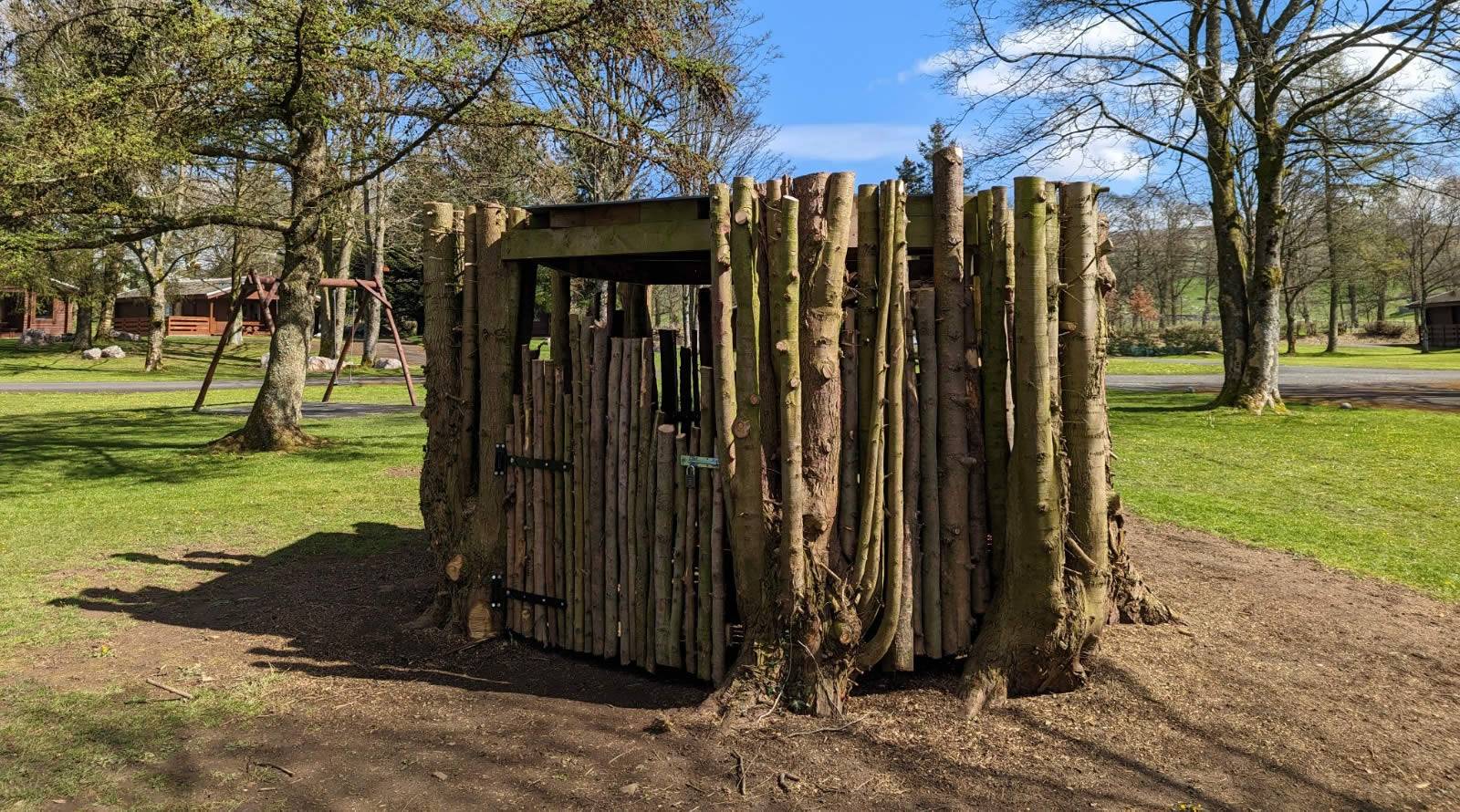Exclusive-use fire pit hire available at Pinecroft Lodges in the Yorkshire Dales